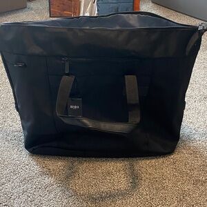 Benoss Milan Black Elite Traveler’s Collection Weekender Duffel Bag for Men